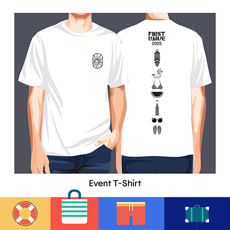 First Wave 2025 Event Tee Shirt – Ultra V Rider